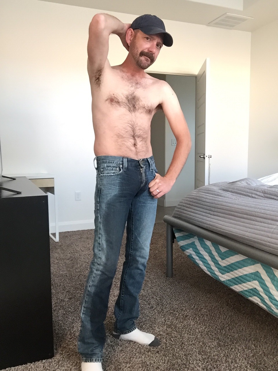 stacheman76:  Pissed in my jeans   SO fucking hot!!!! I love seeing your sexy body