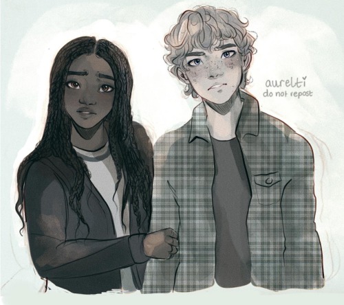 Thought Id Do A Greyscale Drawing For Once Ft. Percabeth