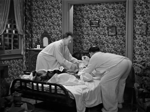 Laurel & Hardy in 1932′s Their First Mistake (3 of 3). After being left with a baby and no wife 