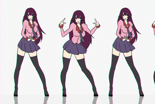 Anime Kawaii Girls Dancing Animated Gifs