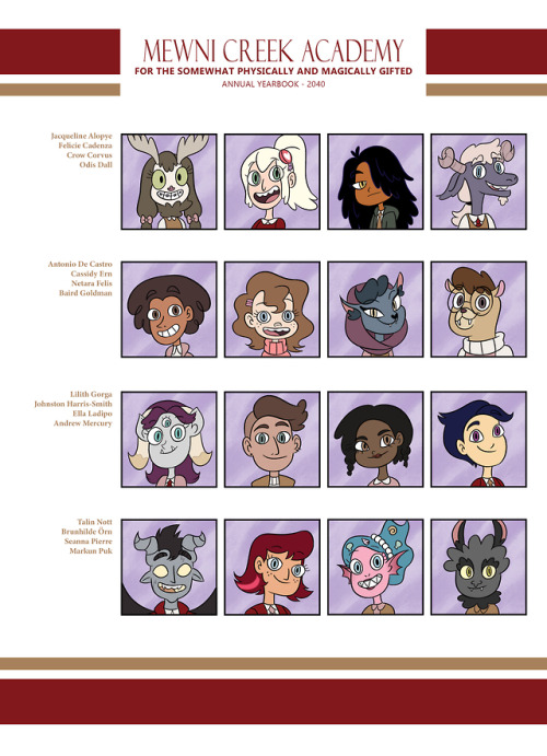Meet the students of Mewni Creek Academy!