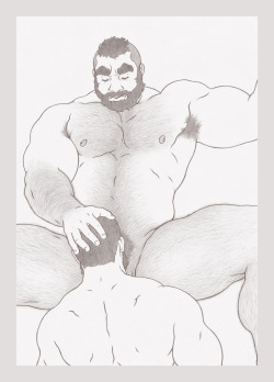 redhotbearsd: gay-art-and-more:   yorcko: Stepping up the gayme. March 14th was “Steak and Blowjob” Day. While Feb 14 is all about love, March 14th is pure oral lust, and since steak and cock are my favorite things to eat, this is a series that I