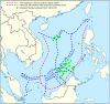 Competing territorial claims in the South China Sea.