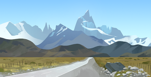 some oversimplified mountains