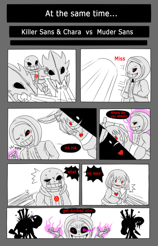 Comic: OUT OF CONTROL…by me (part 1) killer sans & Chara are coming!! (part  2) underfell & underswap!? (previous)/(NE…