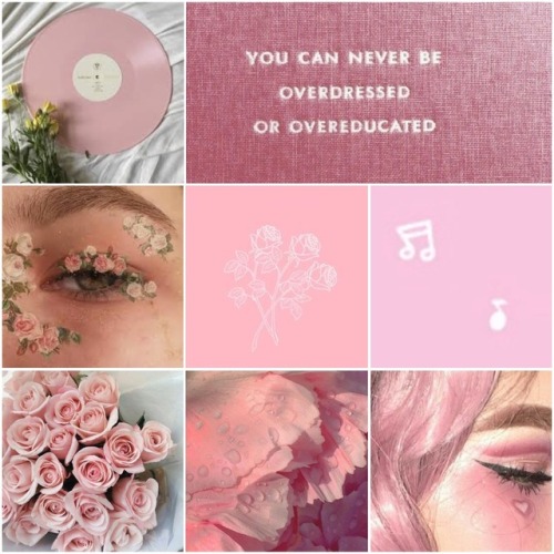 Pink Pearl Aesthetic with soft roses and music~