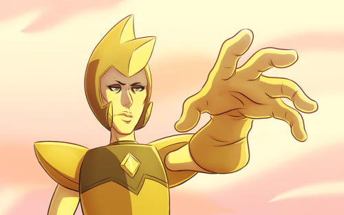 Screenshot redraw of Yellow trying to raise her broken ship from the last ep. I love Yellow’s consta