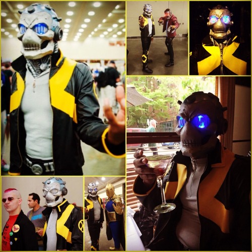 Day 27 #29DaysofBlackCosplay #Xorn I really love wearing this costume because it is easy to wear. I 
