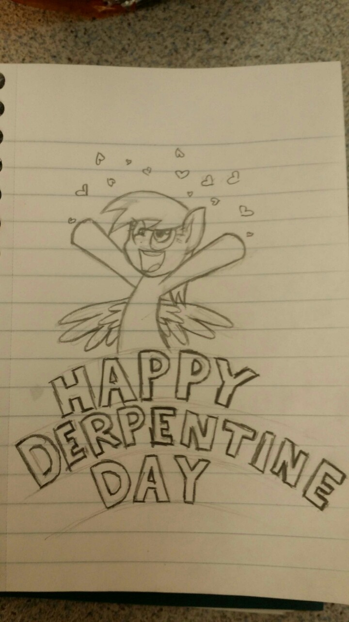 sweetfilthyfun:In true Derpy fashion, she wishes everyone a (late) Happy Valentine’s