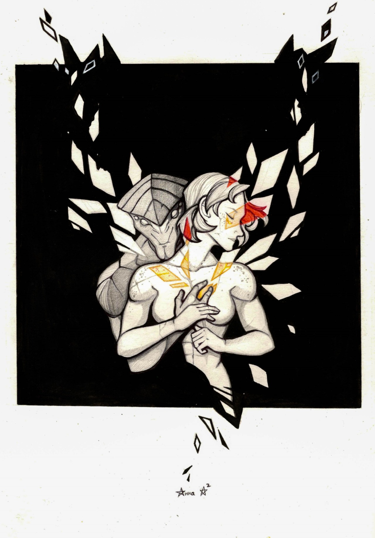 anna-antoshchenkova:  Story of commander Shepard in one touch ”By touching someone,