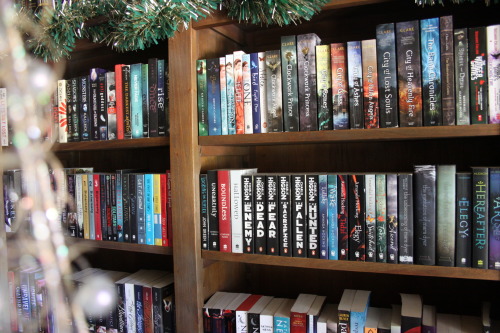 tilly-and-her-books:Here’s an old photo from before Christmas! I’m missing my little library.