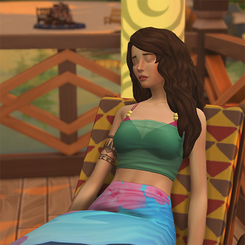 ate a coconut / met Nalani from the trailer / congrats on having literally the ugliest tan lines eve