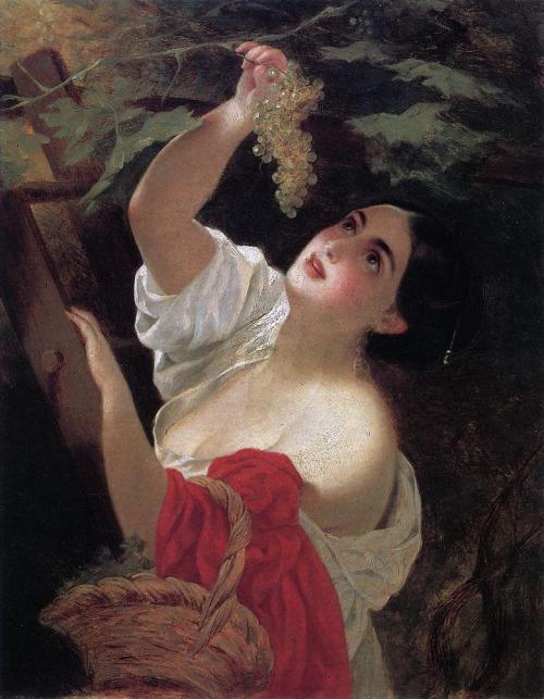 karl-bryullov: Italian Midday, 1827, Karl BryullovMedium: oil,canvas