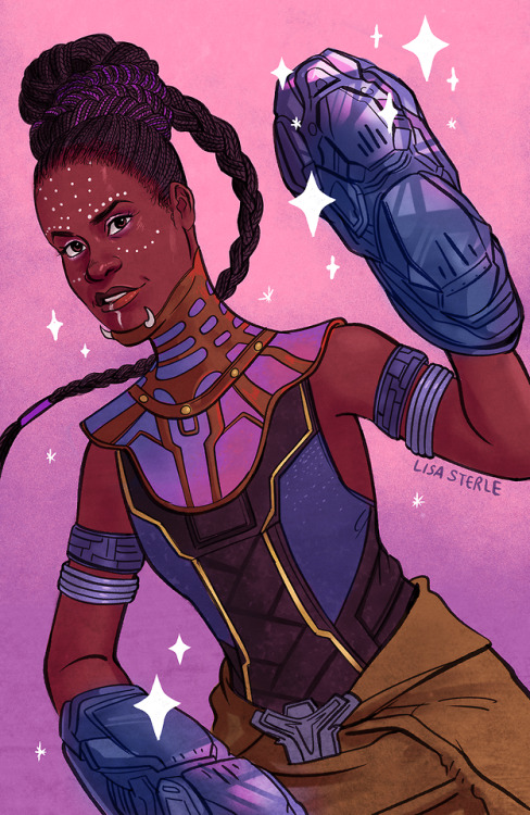 Some Shuri fanart! The Princess of Wakanda can kick some ass and outsmart you any day. &lt;3&nbs