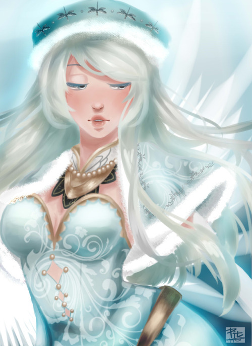 pipitpaints:I tried entering the #FoodFantasyFanArt contest ^^Vodka looks so pretty that’s why I dre