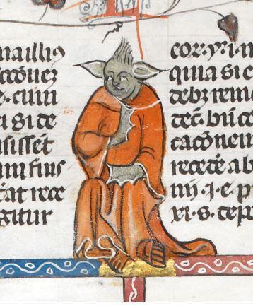 Medieval “Yoda” in the Smithfield Decretals | Retronaut