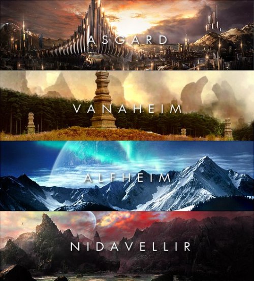 The nine realms.