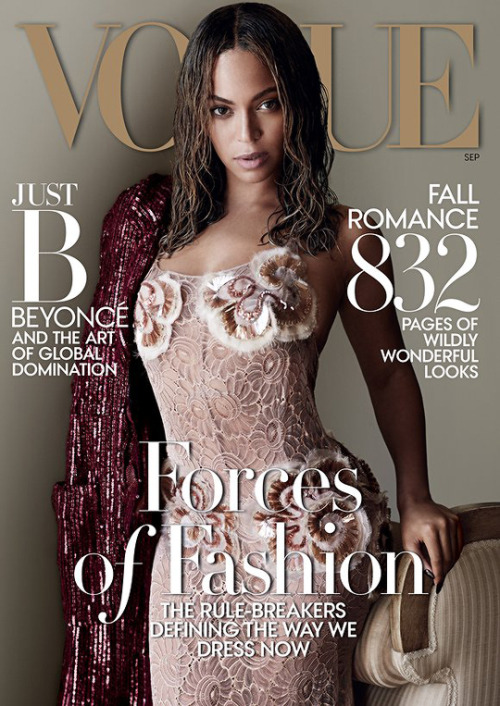 wadamelen:  Beyoncé’s Vogue September adult photos