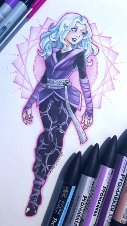 eileen-crys: Finished! ♡ I’d love to see a costume like this for Clea in the MCU, (of course a