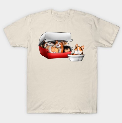 zikocinu:Corgi Nuggets T-ShirtWould you like that with barbecue or sweet and sour sauce?Check it out