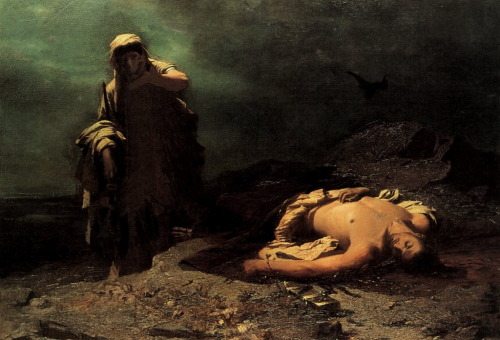 dekehlmark:Nikiphoros Lytras (1832-1904), Antigone devant le cadavre de Polynice - 1865