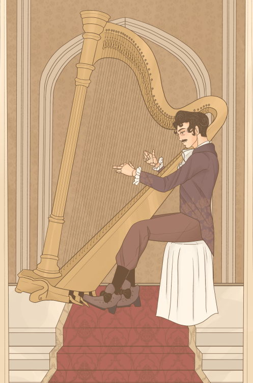 honeynabisco: The Harpist