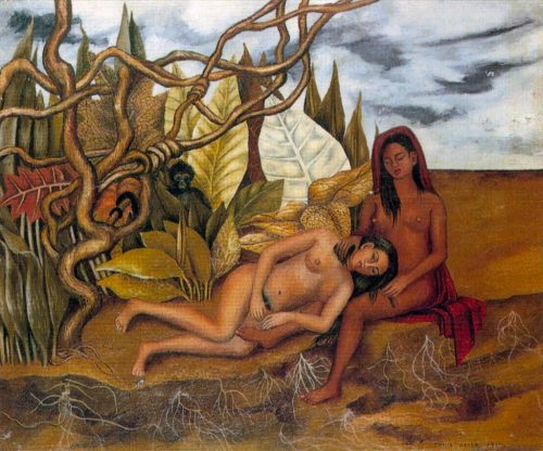 artiebagagli: Frida Kahlo - Two Nudes in the Forest (1939)