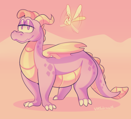 I had a dream that I was playing the Spyro Remaster and Spyro was lighter in color, chubbier, and so