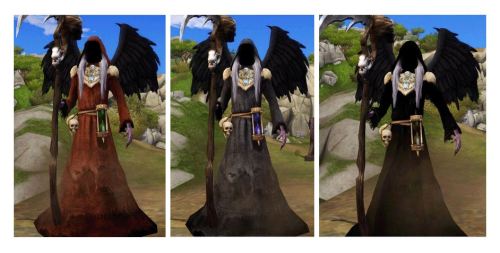 The Grimmer ReaperThe default replacement for the reaper, repainting it in brown, gray, or black.Be 