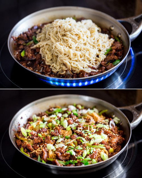 Porn foodffs:  MONGOLIAN BEEF RAMEN NOODLESReally photos