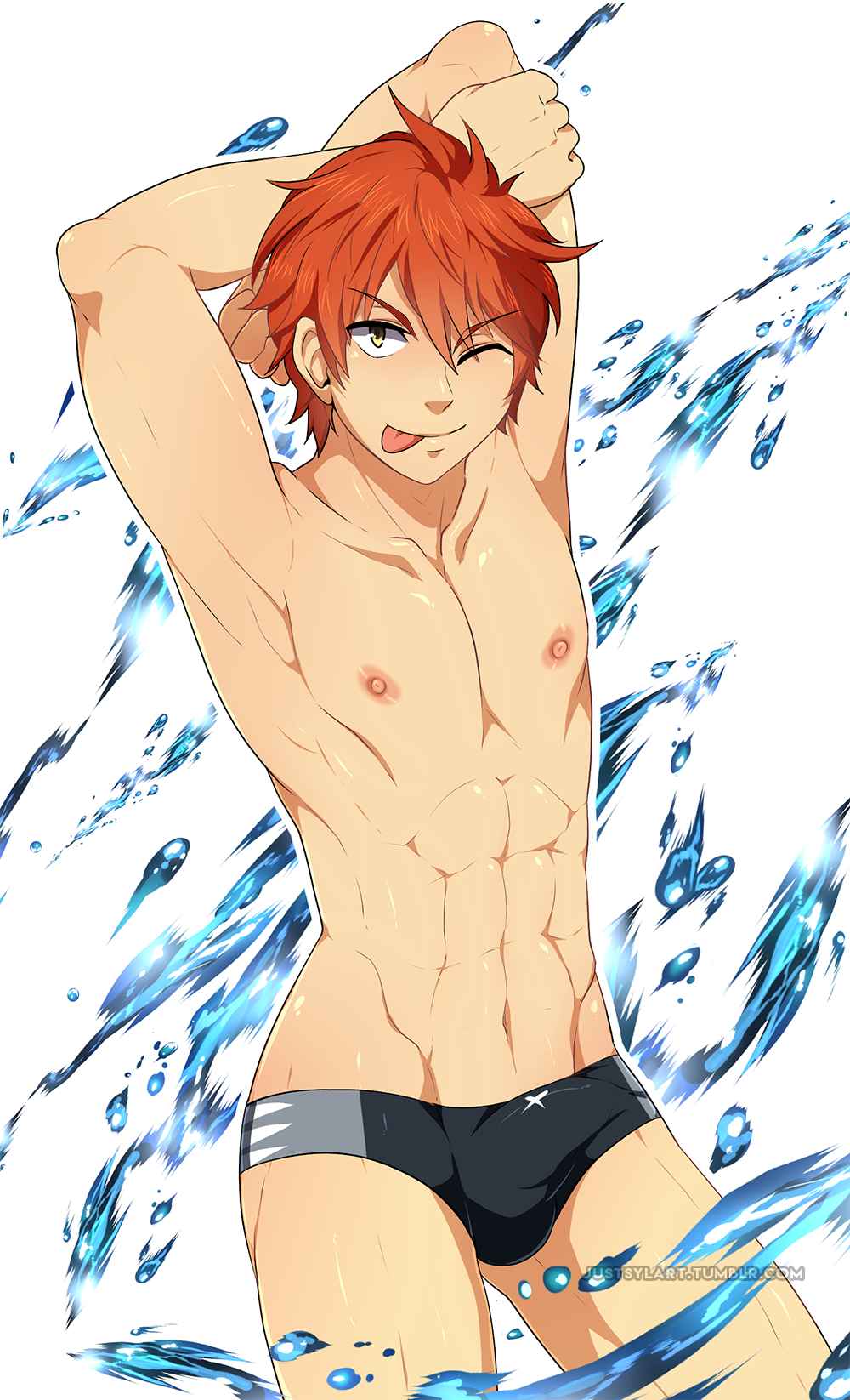 Comission for Al! Momo from Free! I reaaaaally enjoyed this one! =DIf you like my