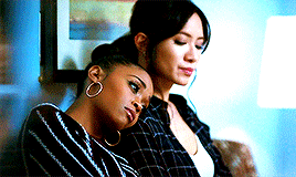 michaelguerrin:fangirl challenge - [16/50] romantic relationships ♡ anissa pierce and grace choi“If 