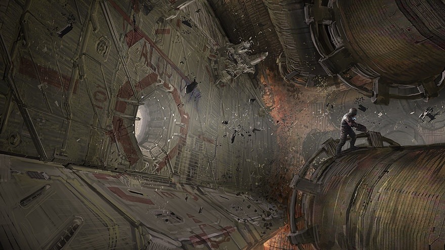 saveroomminibar:  Dead Space. Environment Concept Art by Jason Courtney 