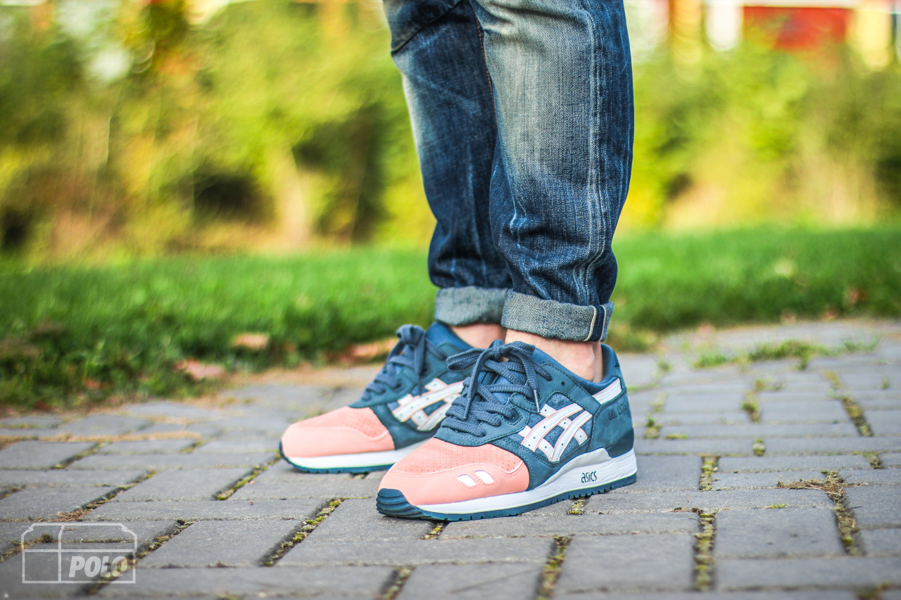 asics gel lyte iii salmon toe