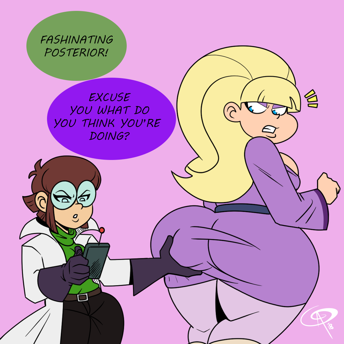 chillguydraws: Thicc-Verse - Lisa and Pacifica There’s a science to thicc-ness.