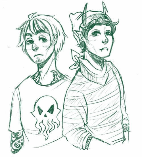 I forgot about these - male Rose, Kanaya and Jade c;