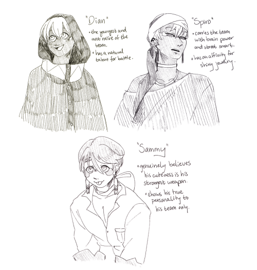 i made a Y team mainly because i wanted to draw more Gen VI gijinka… i’m still fleshing out d