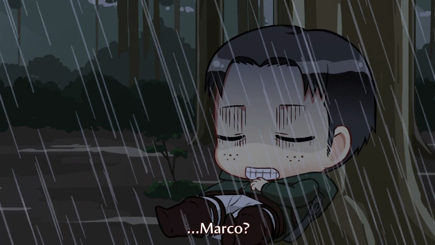 - Marco’s Death D: -SnK Manga Chapter 18 vs. SnK Ep. 13 vs. SnK Chibi Theater Ep.