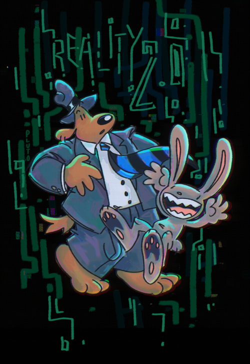 Messy Colored-in Doodle From A Month-ish Ago