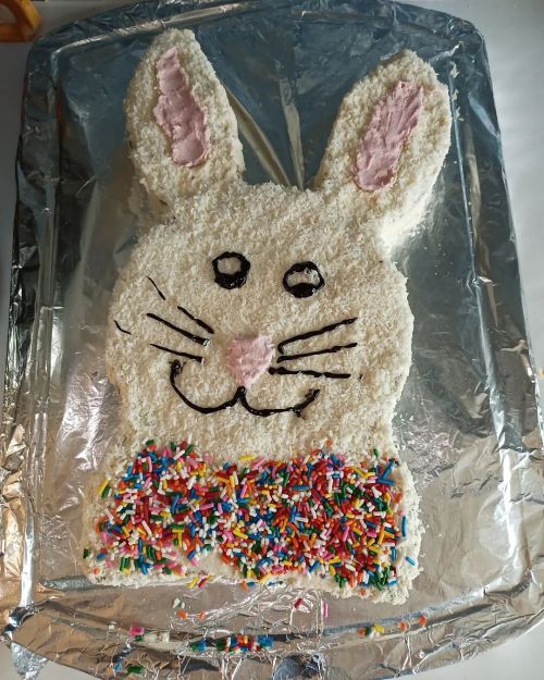 Bunny Cake #bunnycake #happyeaster #easter #cake #bunny #easterbunny #rabbits #rabbitsofinstagram #b