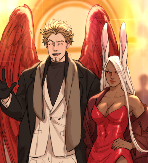 Black tie event Hawks & Miruko !! Do NOT repost without permission / use / copy / trace / etc !!