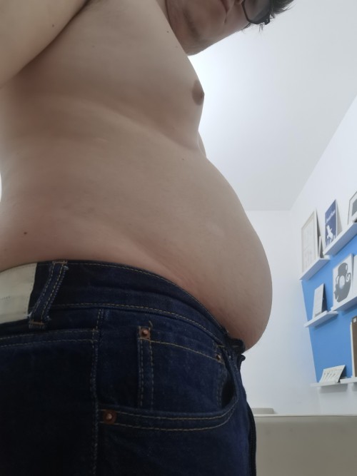 My Big Belly After A Long Day