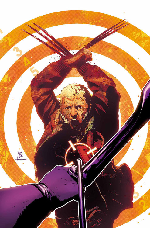 Old Man Logan vs Hawkeye by Andrea Sorrentino