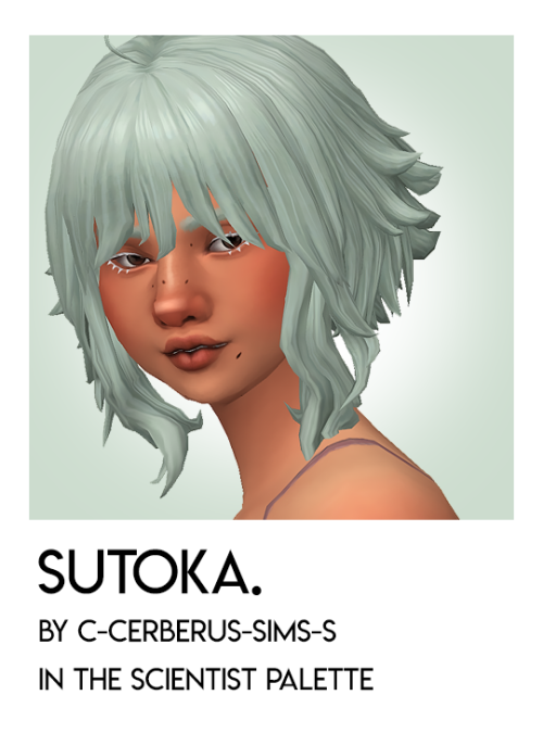 sutoka by @c-cerberus-sims-sinfo:56 add-on swatches in serindipitysims’ historian palette &