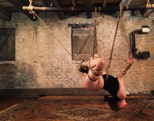 pervy-doll: Last night was the first soft opening of the new ellipsis rope studio, so we made good u