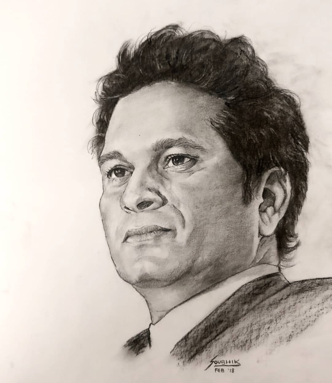 Surajit Sarkar Art - Sachin Tendulkar Drawing With Oil Pastel ❤️❤️❤️ Watch  this video on YouTube YouTube channel name : Surajit Sarkar Art | Facebook