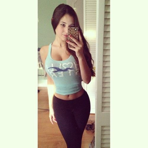 sourcefed:  Instagram Hottie of the Day: Angie Varona The internet is very familiar with our Instagram hottie of the day, and she is making a comeback: Ms. Angie Varona! She gained some attention on the web a few years back, but she has returned and she