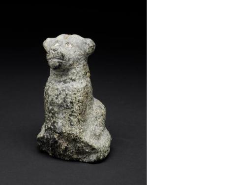 allmesopotamia: A Sumerian green-grey basalt votive dog Early 2nd Millennium B.C., First Dynasty of 