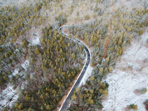 Mount Agamenticus from the air.