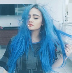 Blue Hair Love